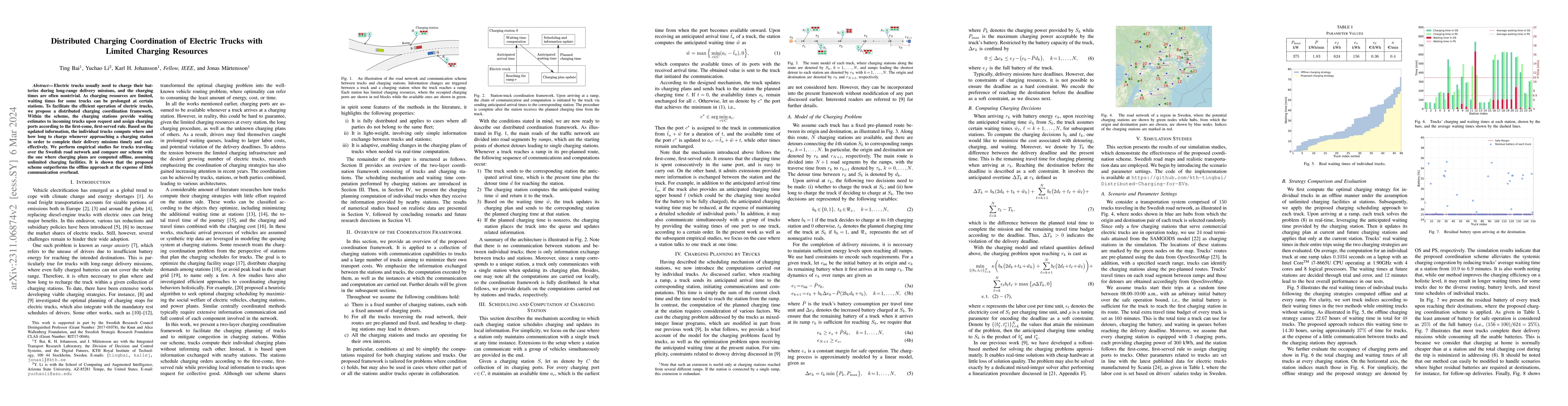 Thumbnail for Distributed Charging Coordination of Electric Trucks with Limited
  Charging Resources