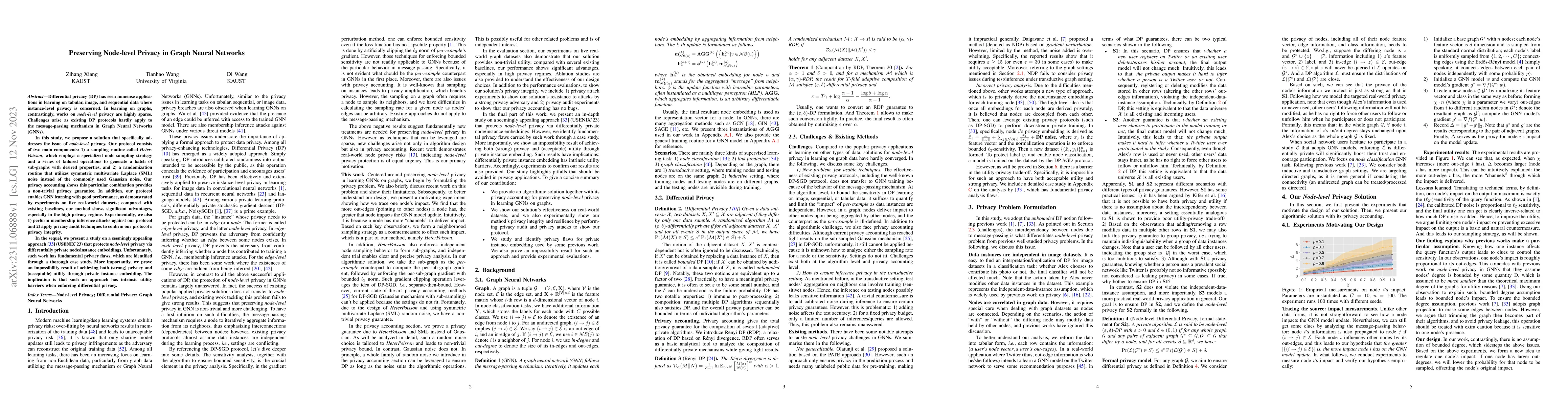 Thumbnail for Preserving Node-level Privacy in Graph Neural Networks