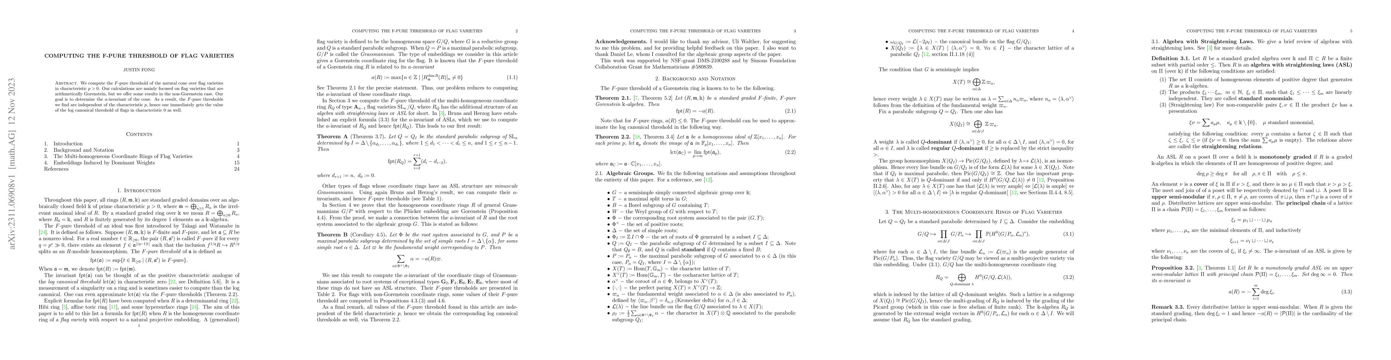 Thumbnail for Computing the F-pure Threshold of Flag Varieties