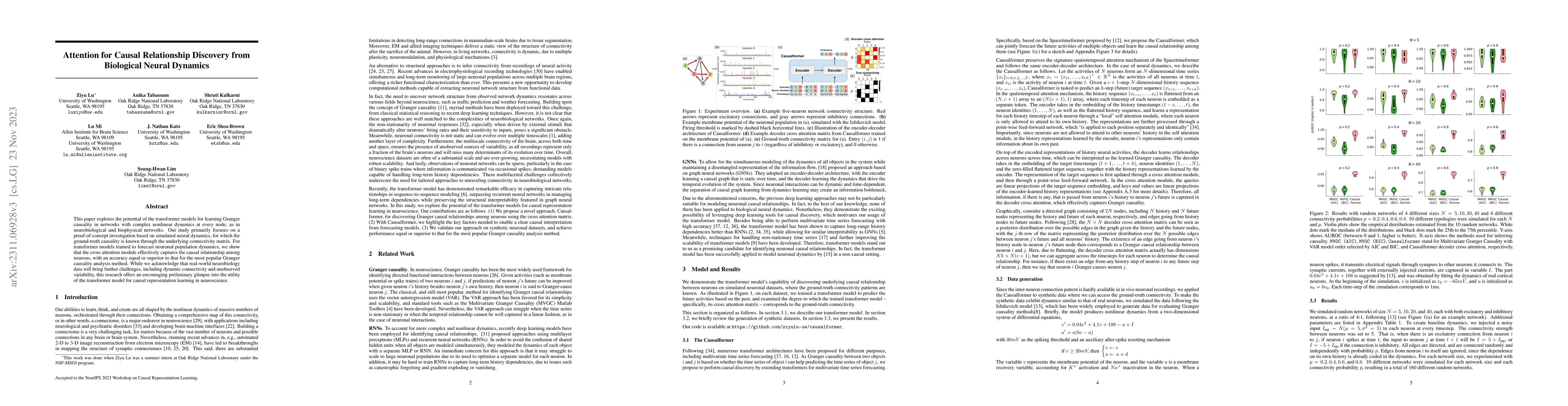 Thumbnail for Attention for Causal Relationship Discovery from Biological Neural
  Dynamics