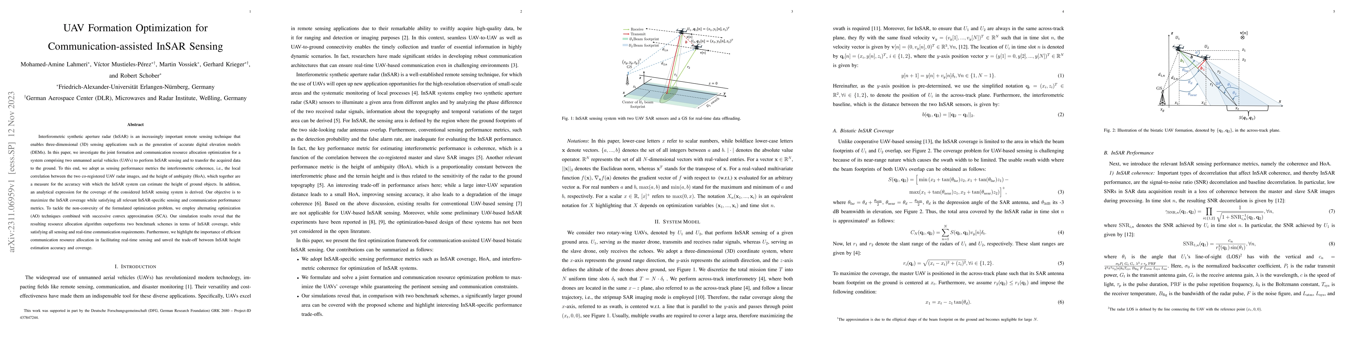 Thumbnail for UAV Formation Optimization for Communication-assisted InSAR Sensing