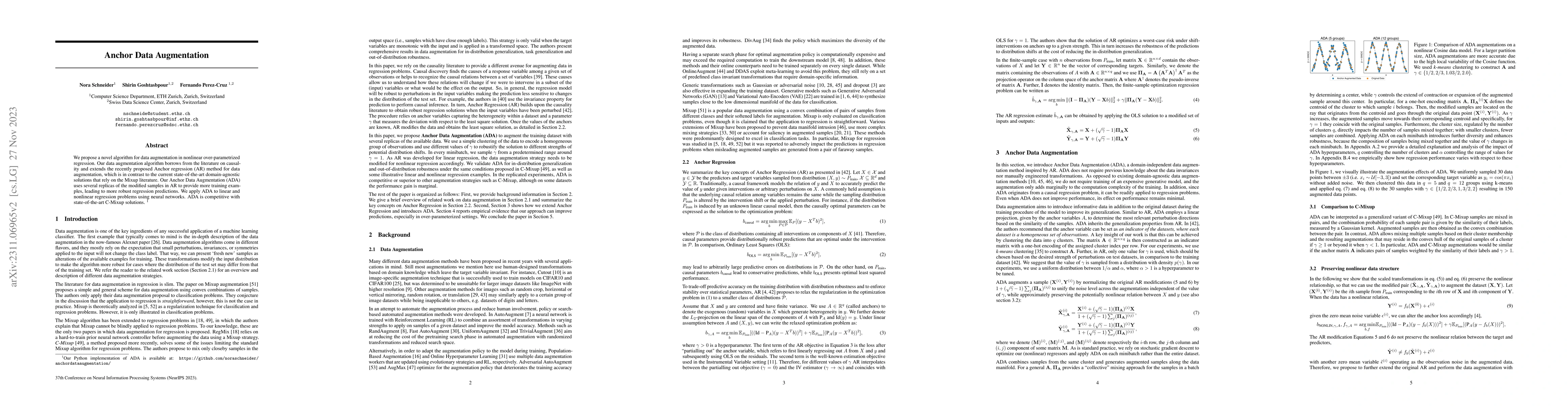 Thumbnail for Anchor Data Augmentation