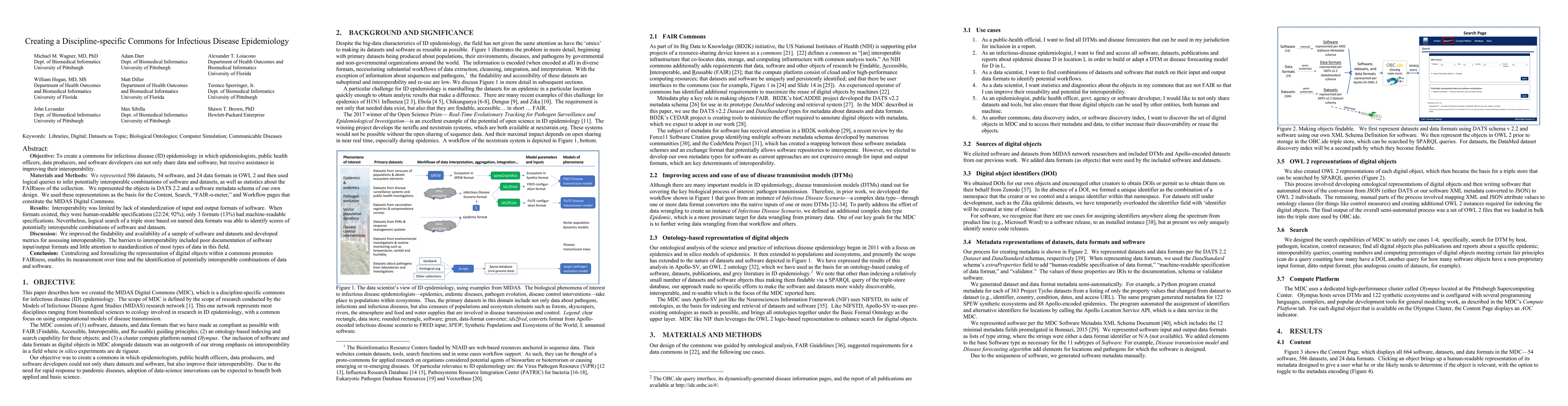 Thumbnail for Creating a Discipline-specific Commons for Infectious Disease
  Epidemiology