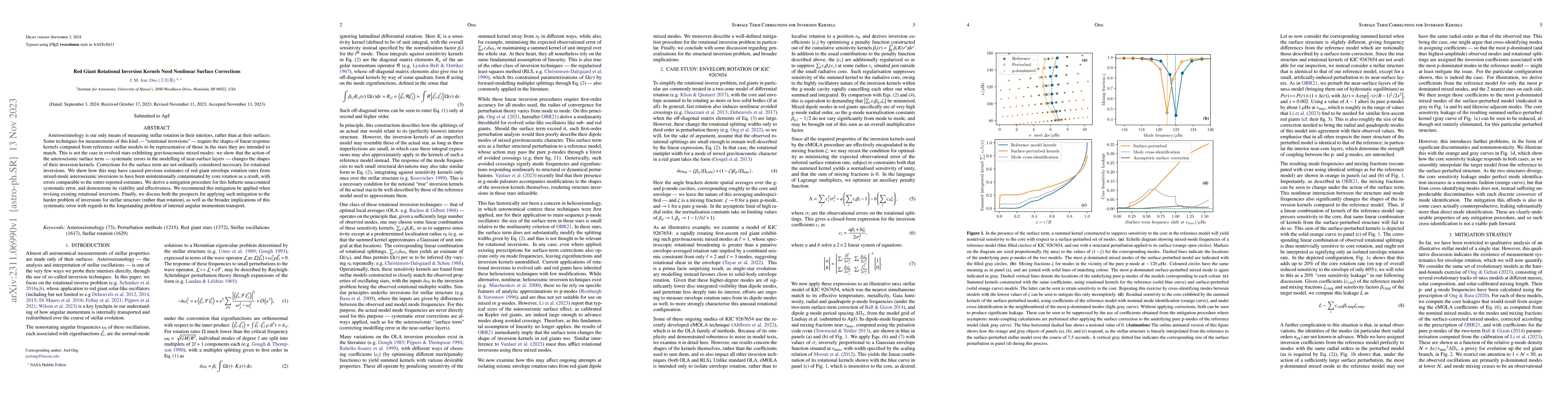 Thumbnail for Red Giant Rotational Inversion Kernels Need Nonlinear Surface
  Corrections