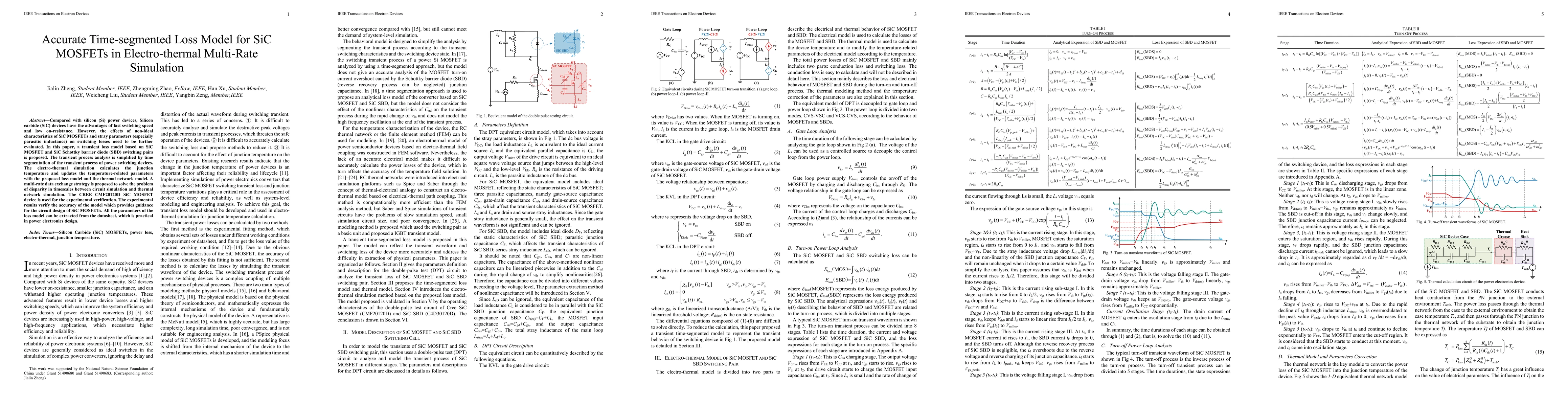 Thumbnail for Accurate Time-segmented Loss Model for SiC MOSFETs in Electro-thermal
  Multi-Rate Simulation