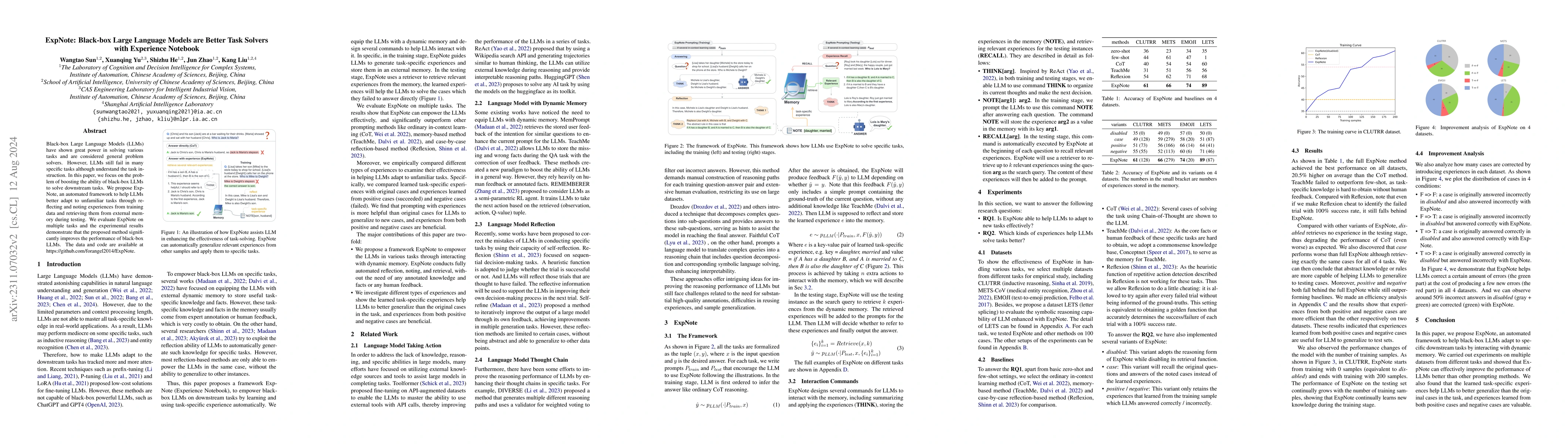 Thumbnail for ExpNote: Black-box Large Language Models are Better Task Solvers with
  Experience Notebook