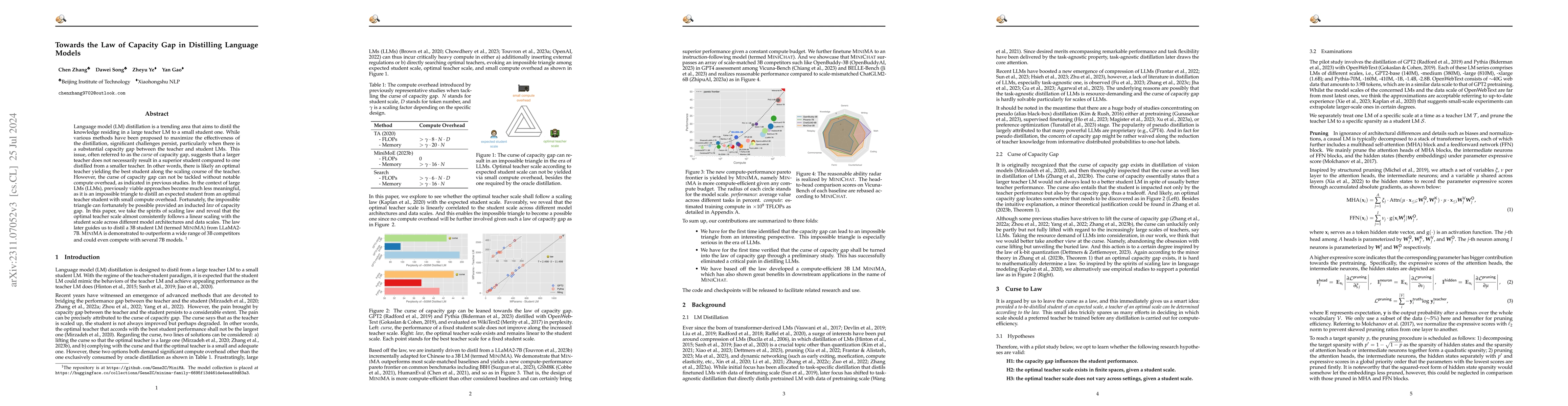 Thumbnail for Towards the Law of Capacity Gap in Distilling Language Models