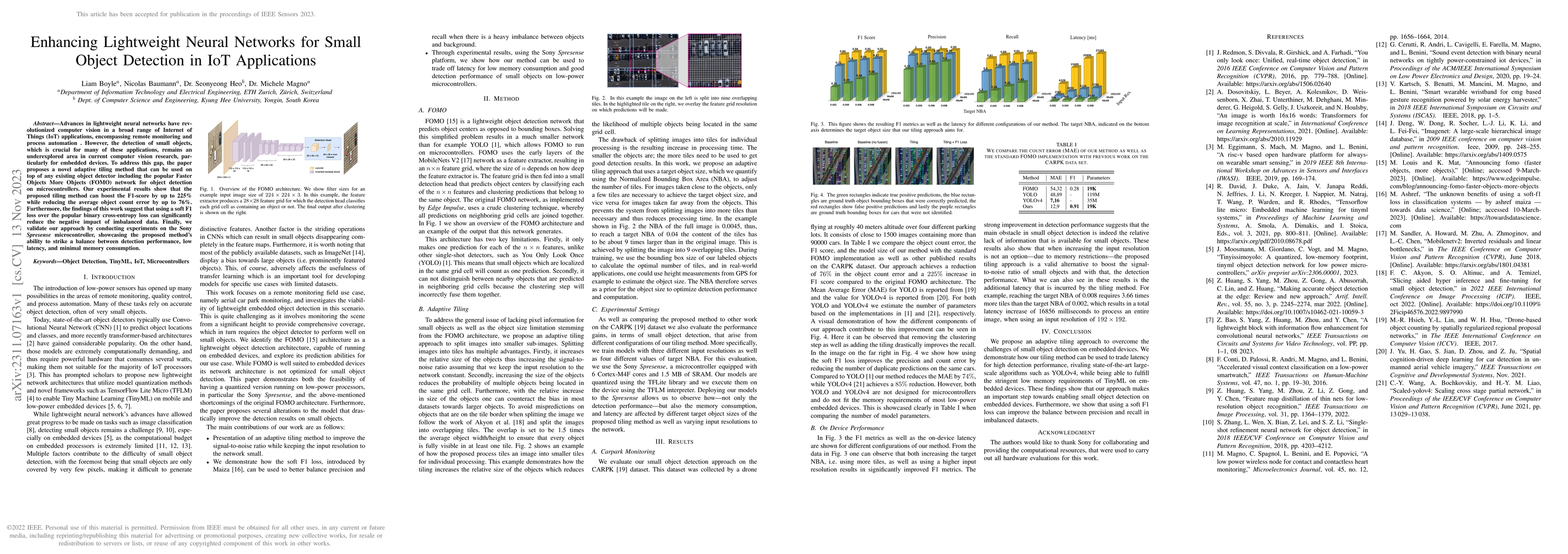 Thumbnail for Enhancing Lightweight Neural Networks for Small Object Detection in IoT
  Applications