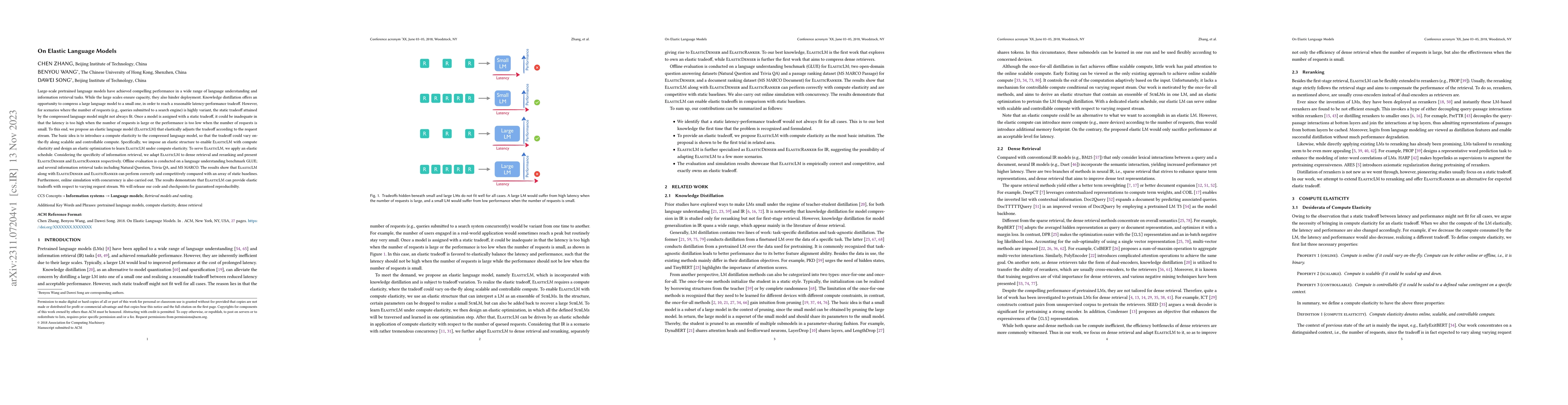 Thumbnail for On Elastic Language Models