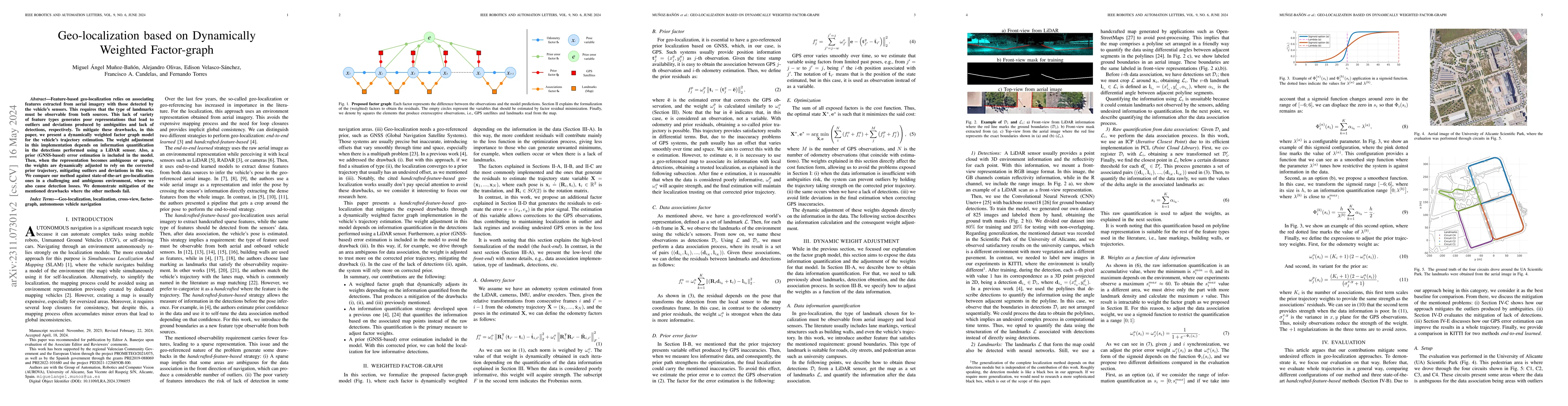 Thumbnail for Geo-Localization Based on Dynamically Weighted Factor-Graph
