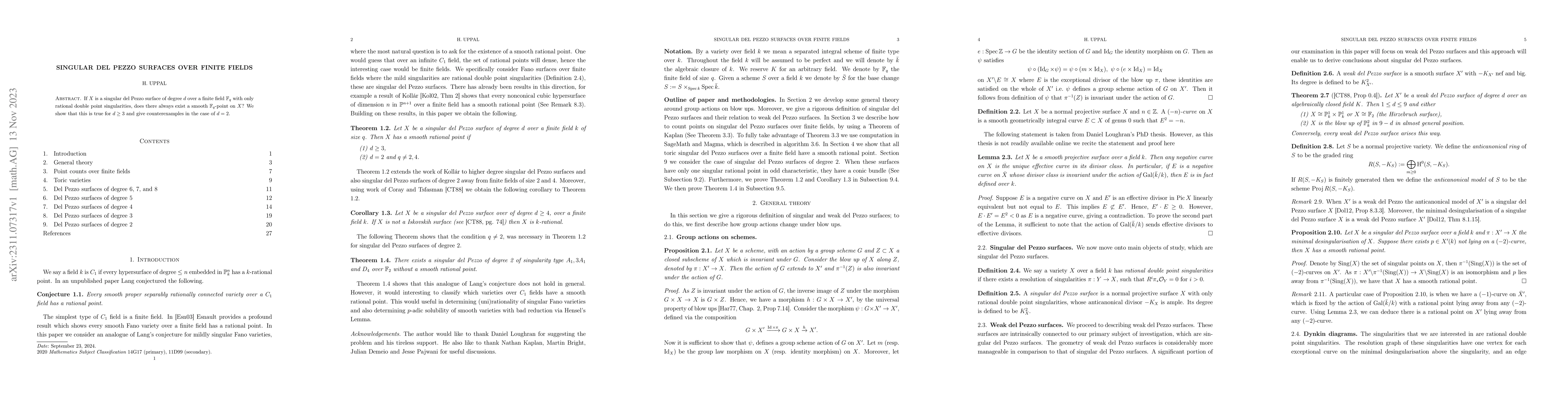 Thumbnail for Singular del Pezzo surfaces over finite fields