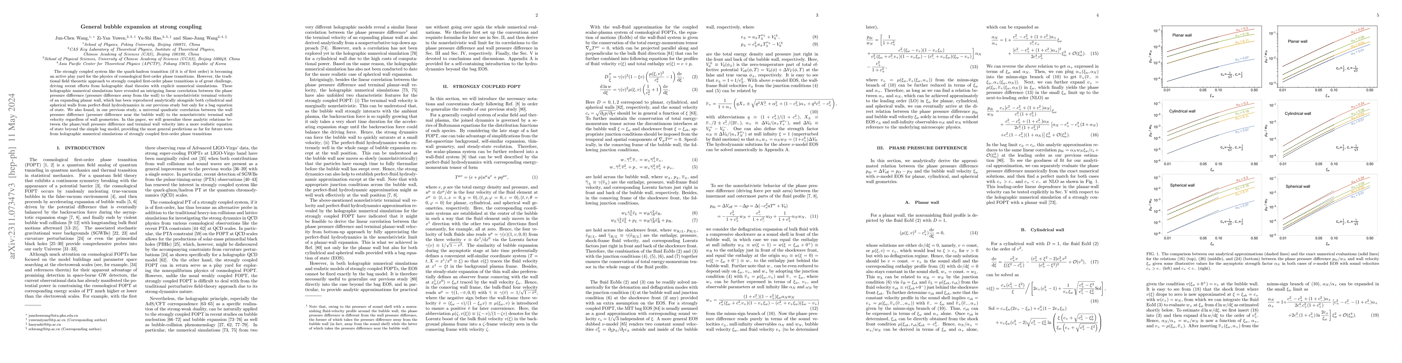 Thumbnail for General bubble expansion at strong coupling