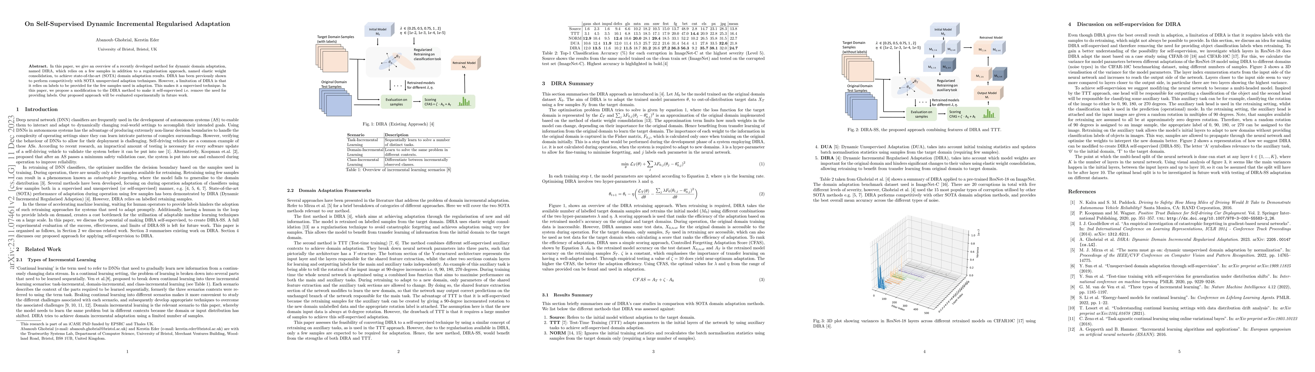 Thumbnail for On Self-Supervised Dynamic Incremental Regularised Adaptation