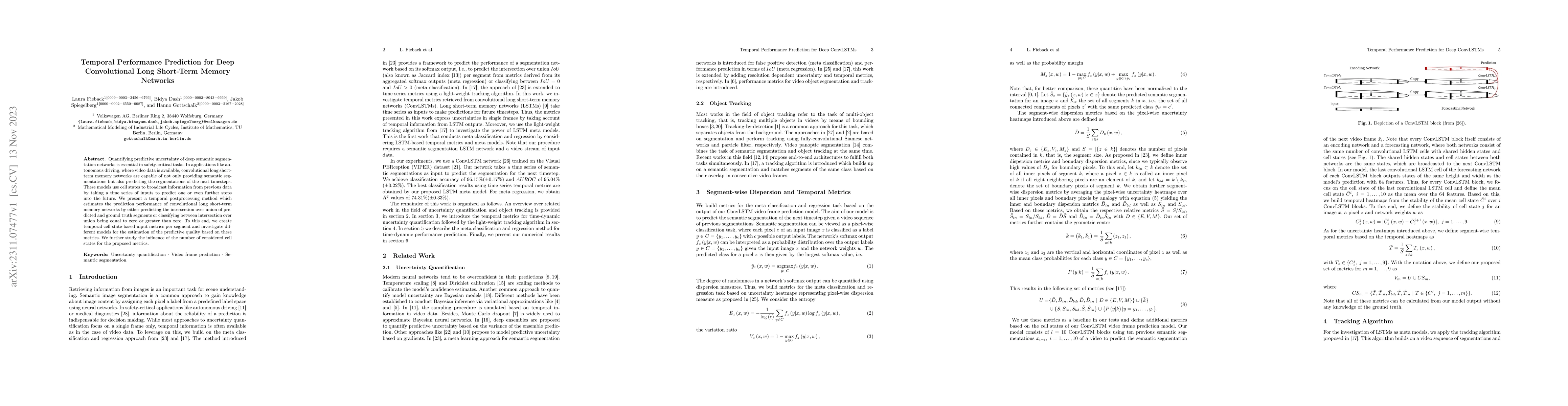 Thumbnail for Temporal Performance Prediction for Deep Convolutional Long Short-Term
  Memory Networks