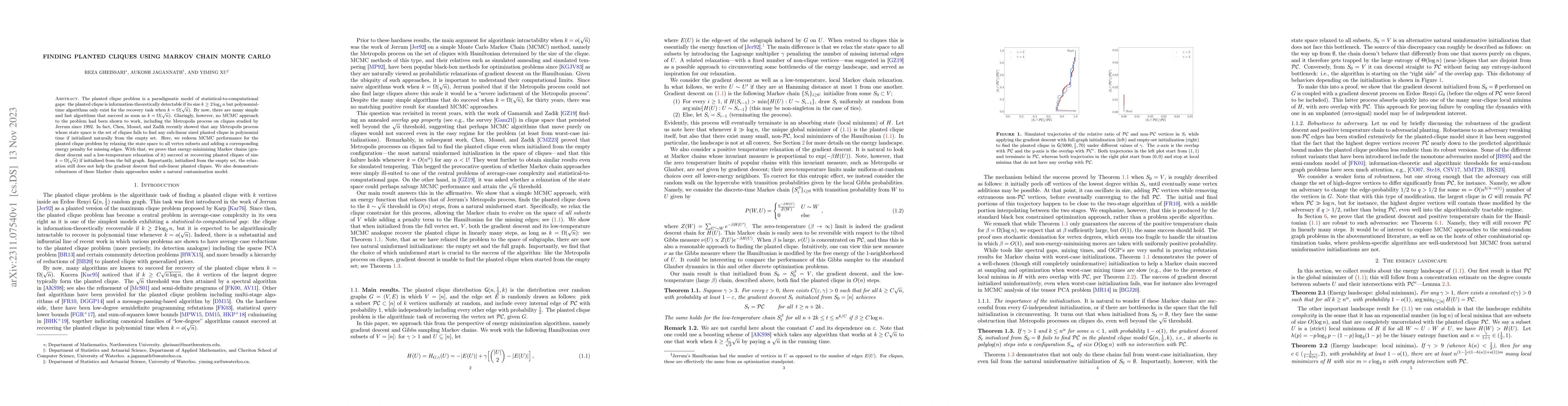 Thumbnail for Finding planted cliques using Markov chain Monte Carlo