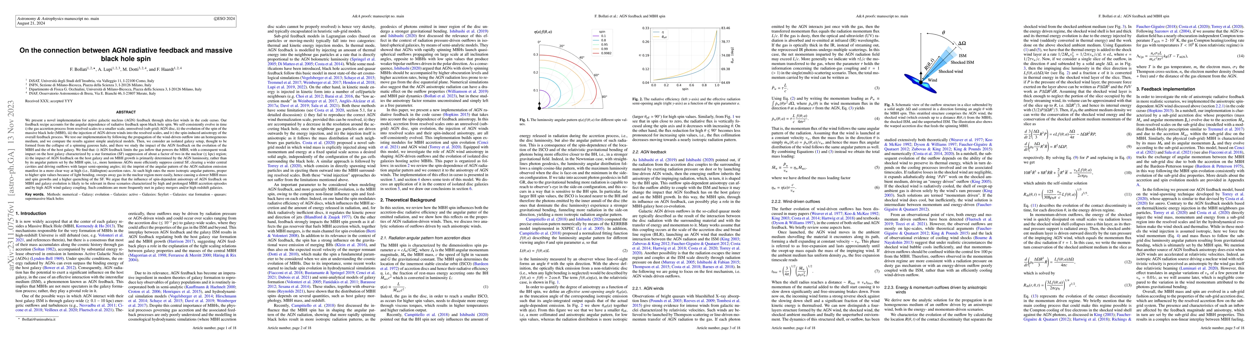 Thumbnail for On the connection between AGN radiative feedback and massive black hole
  spin