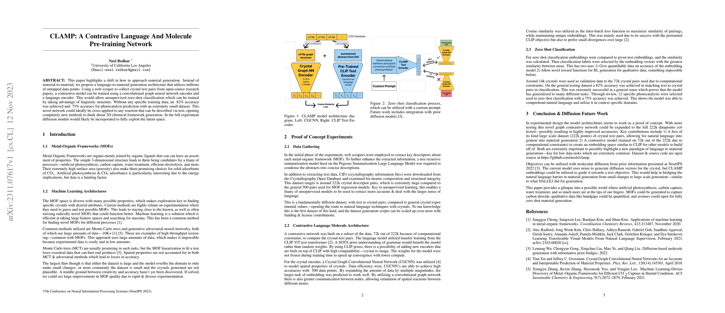 Thumbnail for CLAMP: A Contrastive Language And Molecule Pre-training Network