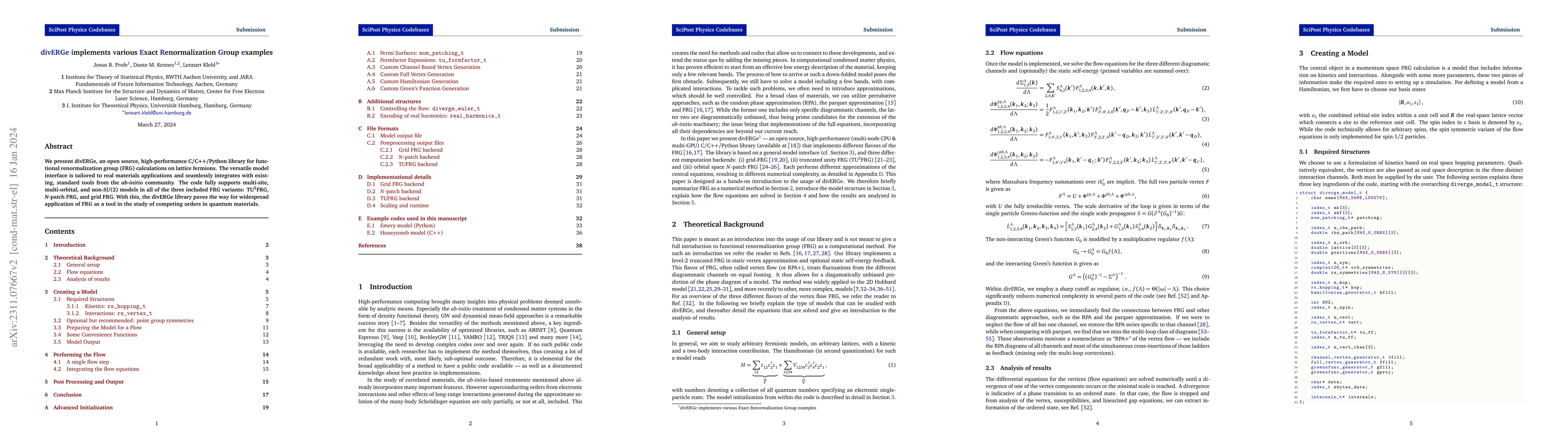 Thumbnail for divERGe implements various Exact Renormalization Group examples