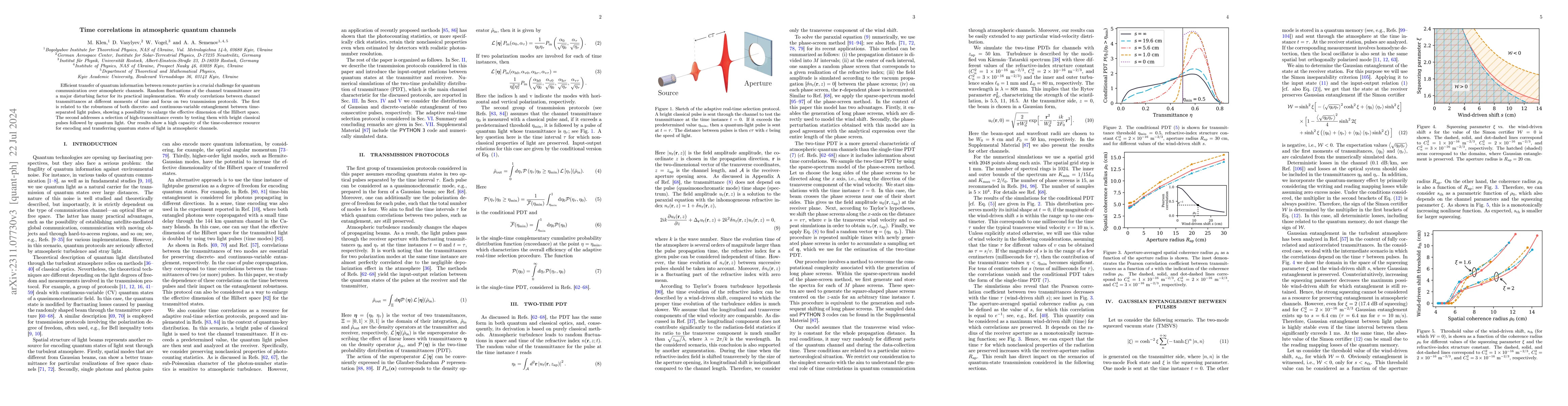 Thumbnail for Time correlations in atmospheric quantum channels