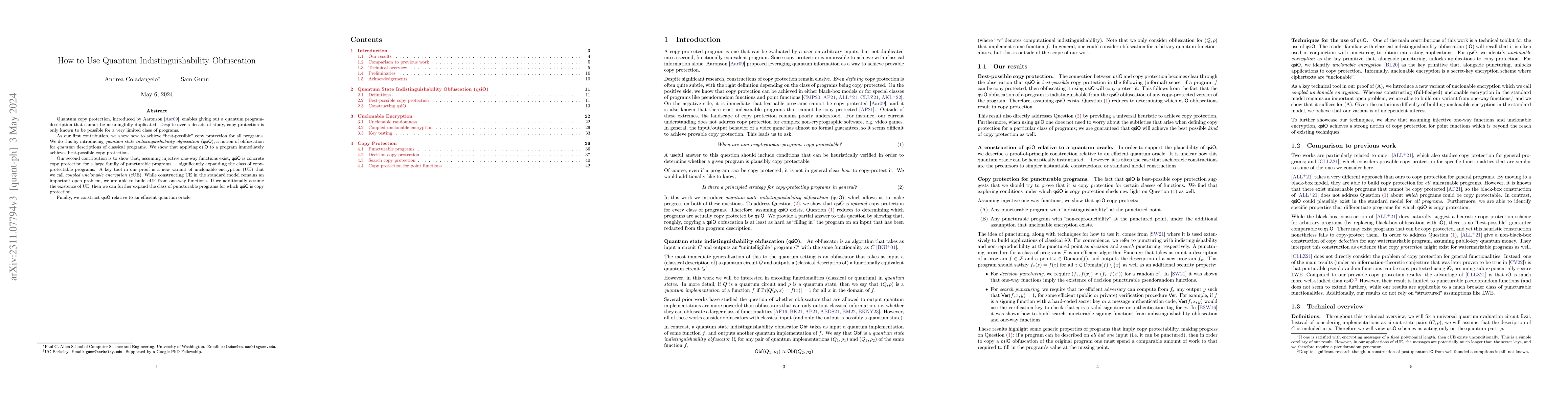 Thumbnail for How to Use Quantum Indistinguishability Obfuscation