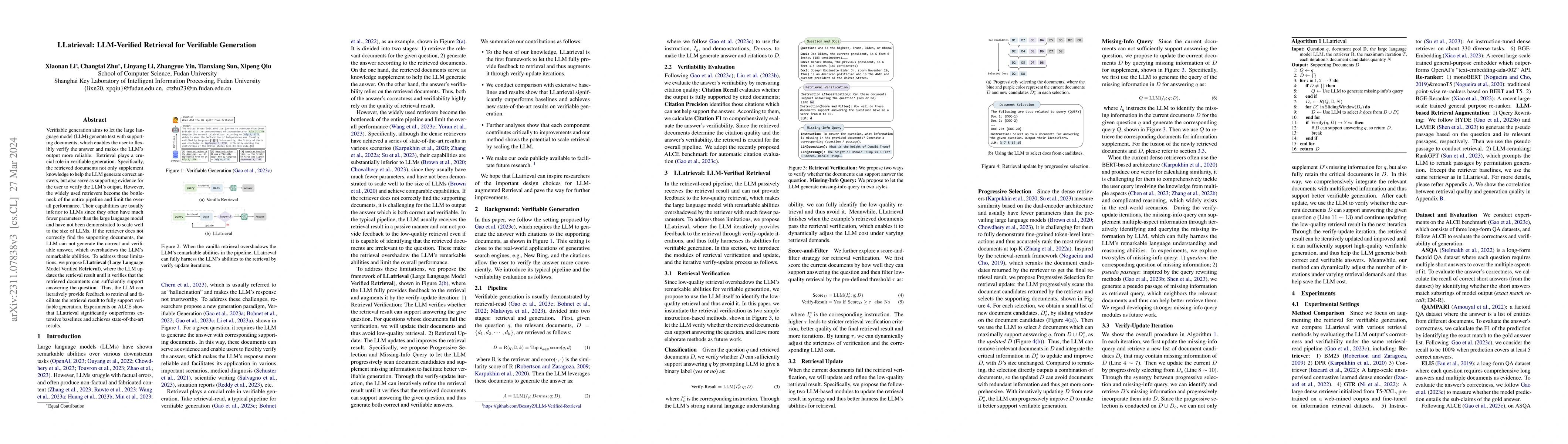 Thumbnail for LLatrieval: LLM-Verified Retrieval for Verifiable Generation