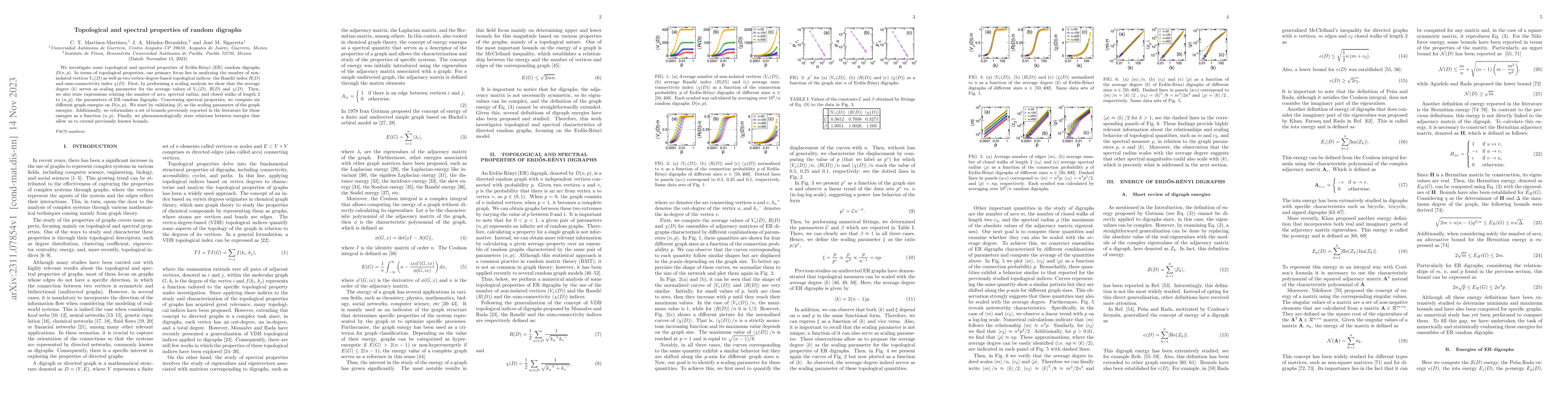 Thumbnail for Topological and spectral properties of random digraphs