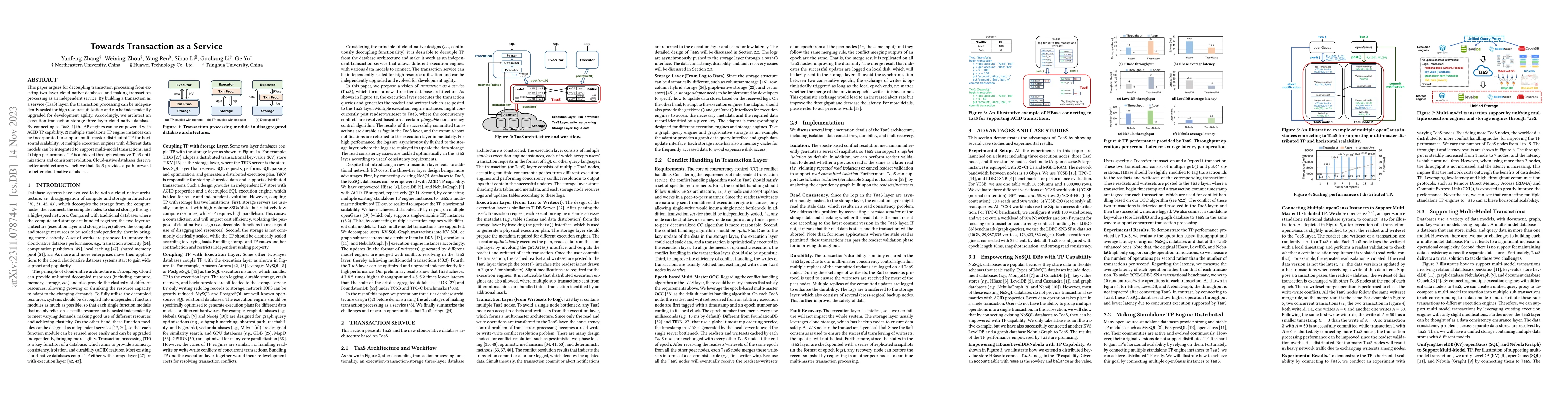 Thumbnail for Towards Transaction as a Service