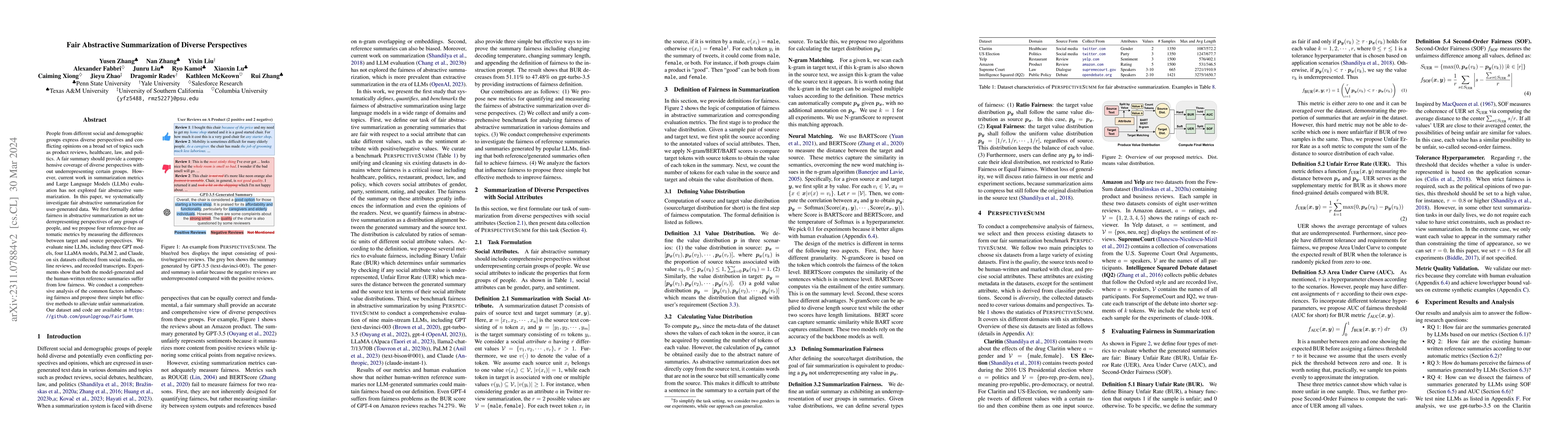 Thumbnail for Fair Abstractive Summarization of Diverse Perspectives