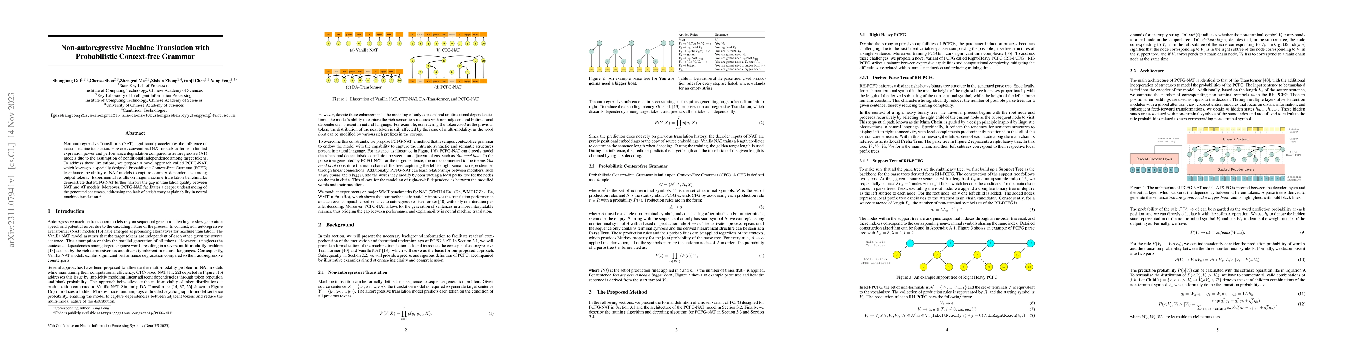 Thumbnail for Non-autoregressive Machine Translation with Probabilistic Context-free
  Grammar