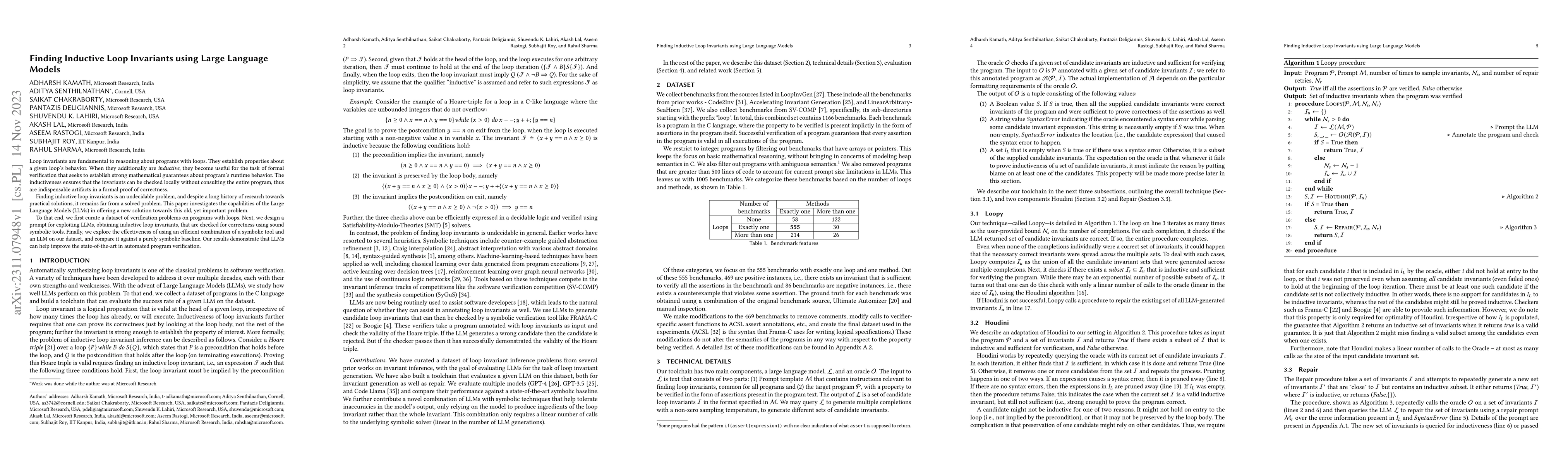 Thumbnail for Finding Inductive Loop Invariants using Large Language Models