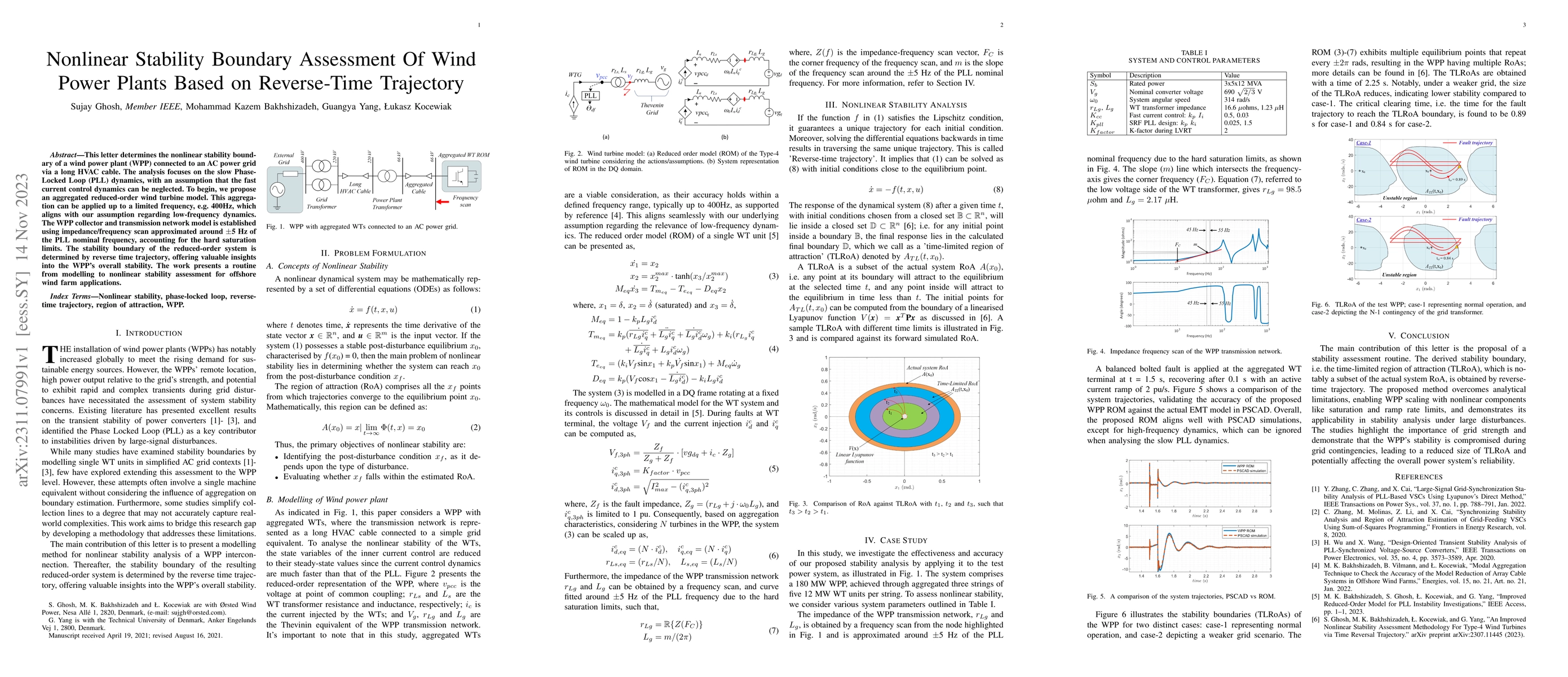 Thumbnail for Nonlinear Stability Boundary Assessment Of Wind Power Plants Based on
  Reverse-Time Trajectory