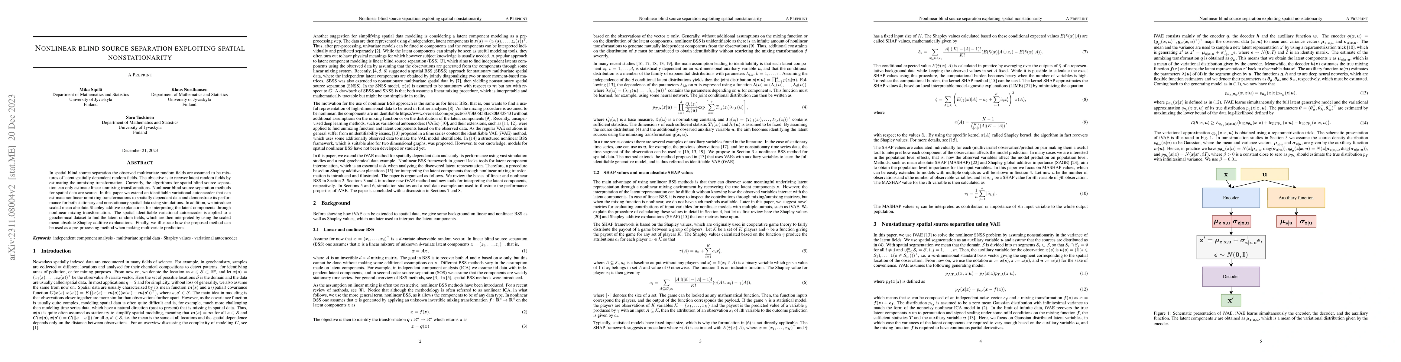 Thumbnail for Nonlinear blind source separation exploiting spatial nonstationarity