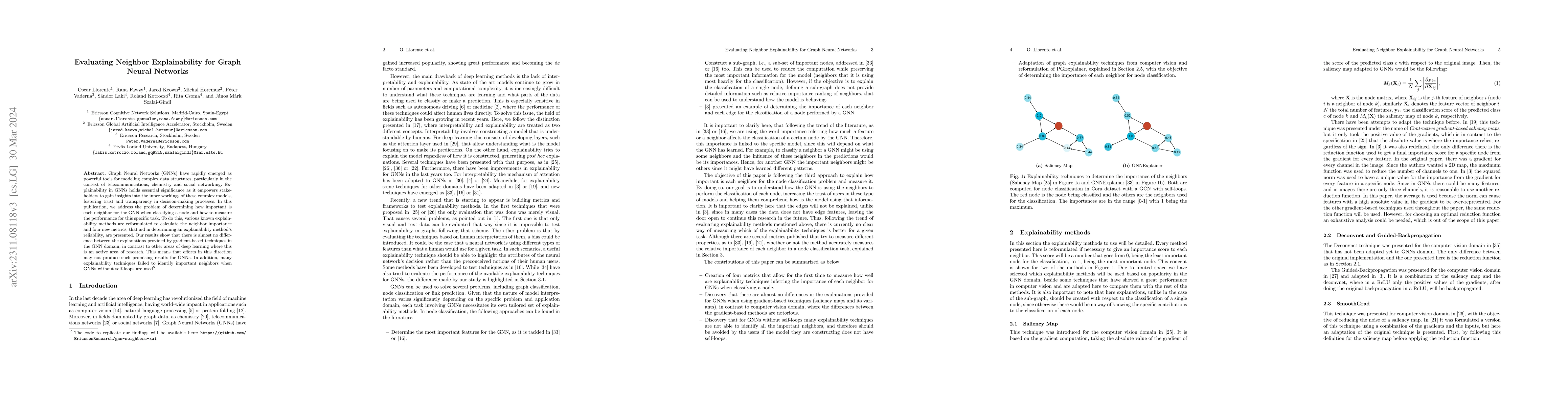 Thumbnail for Evaluating Neighbor Explainability for Graph Neural Networks