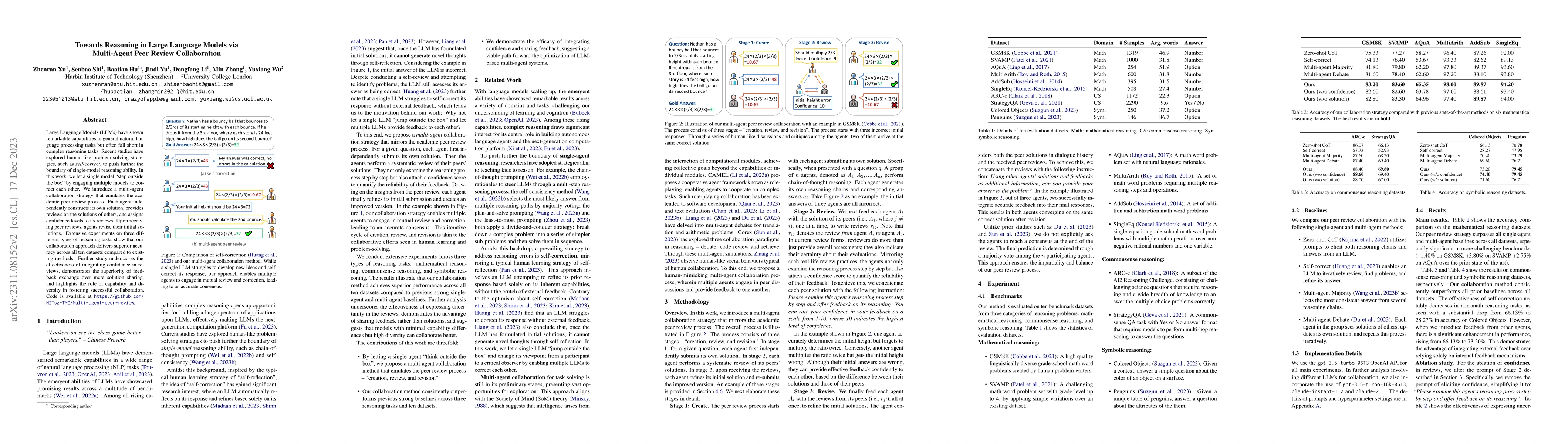 Thumbnail for Towards Reasoning in Large Language Models via Multi-Agent Peer Review
  Collaboration