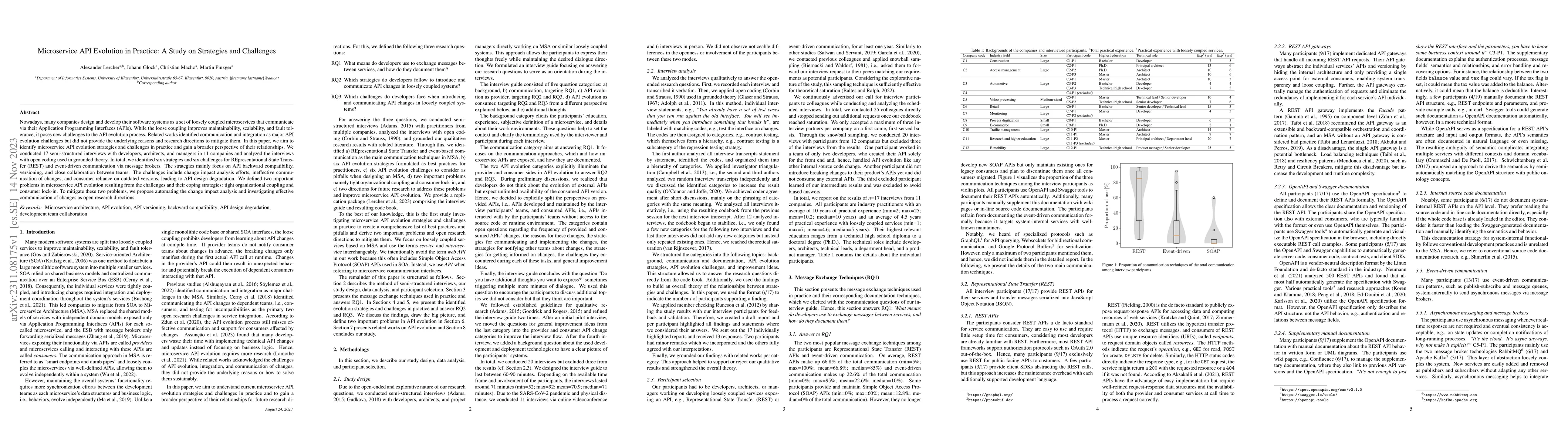 Thumbnail for Microservice API Evolution in Practice: A Study on Strategies and
  Challenges