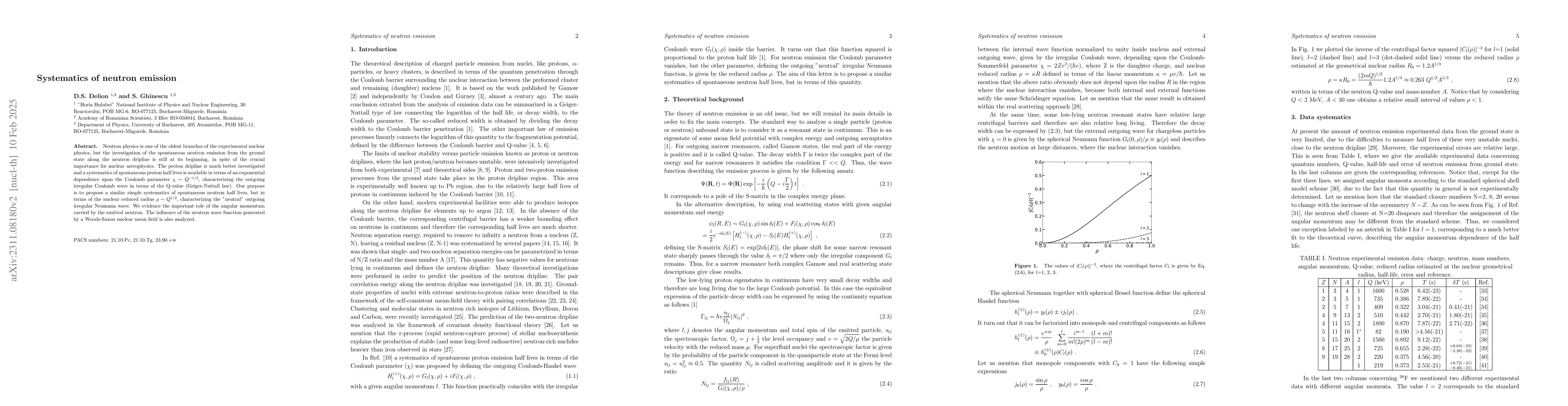 Thumbnail for Systematics of neutron emission