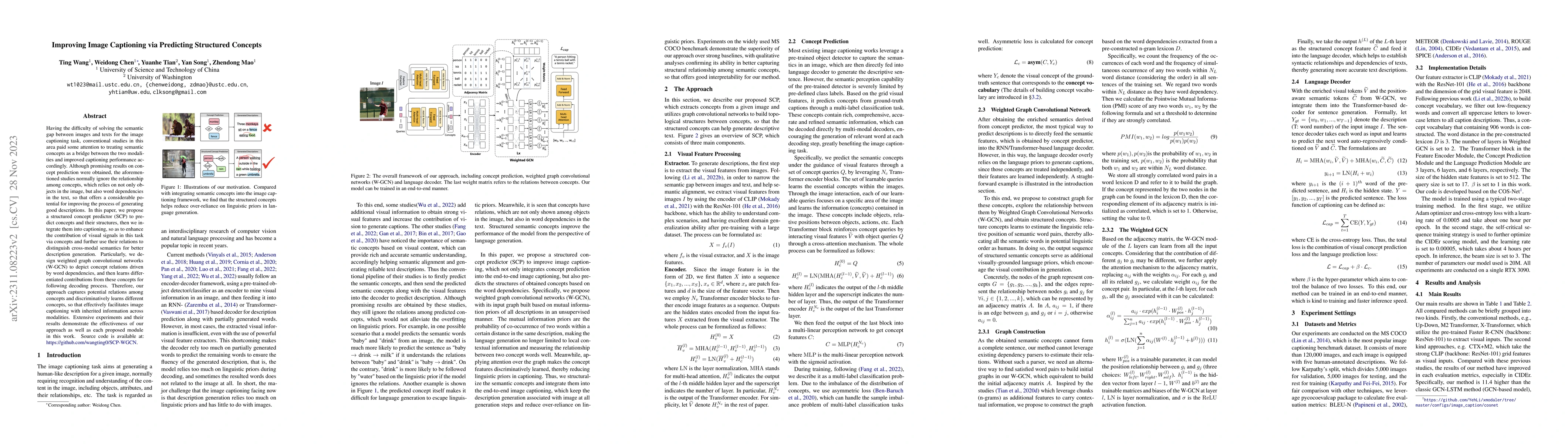 Thumbnail for Improving Image Captioning via Predicting Structured Concepts