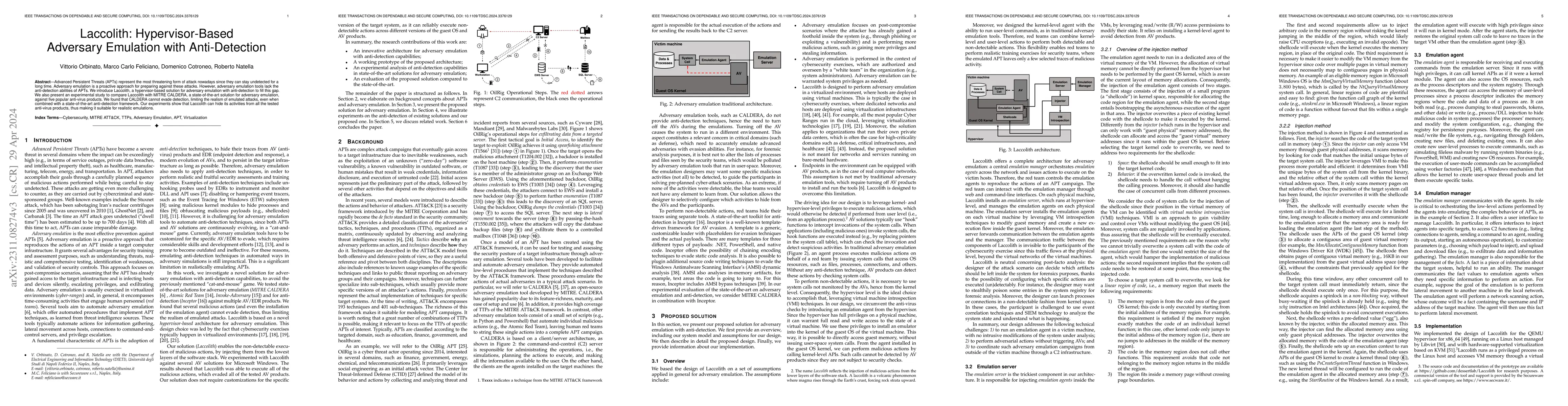 Thumbnail for Laccolith: Hypervisor-Based Adversary Emulation with Anti-Detection