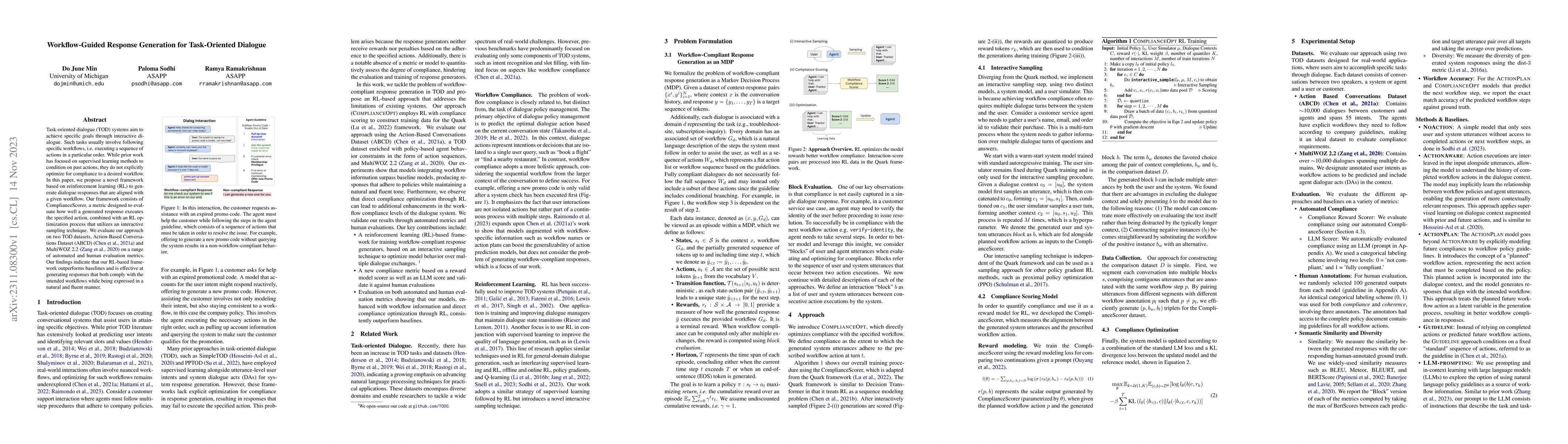 Thumbnail for Workflow-Guided Response Generation for Task-Oriented Dialogue