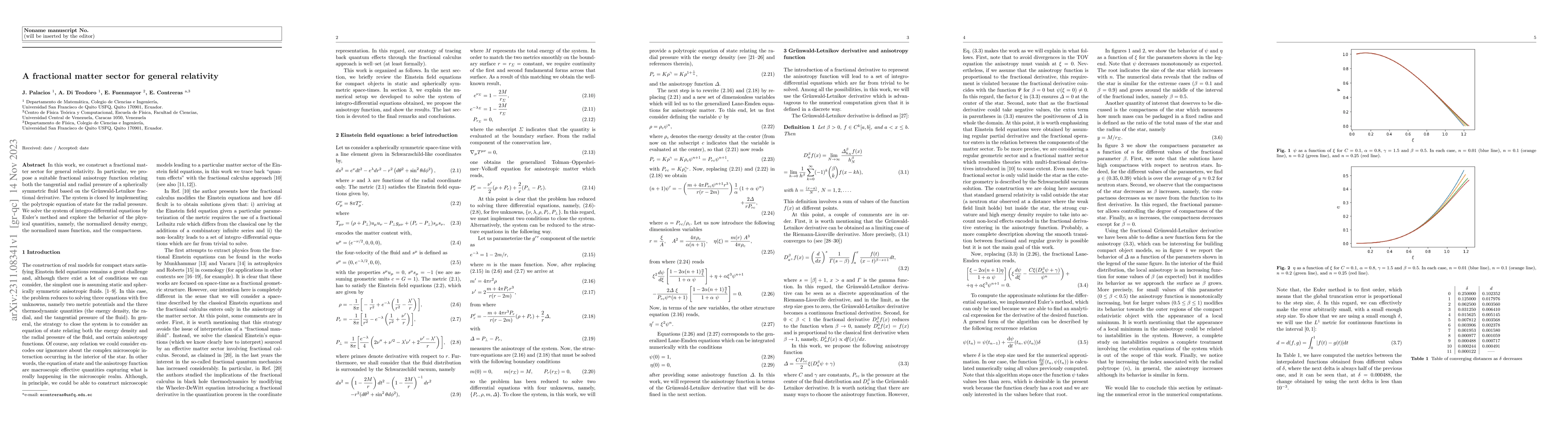 Thumbnail for A fractional matter sector for general relativity