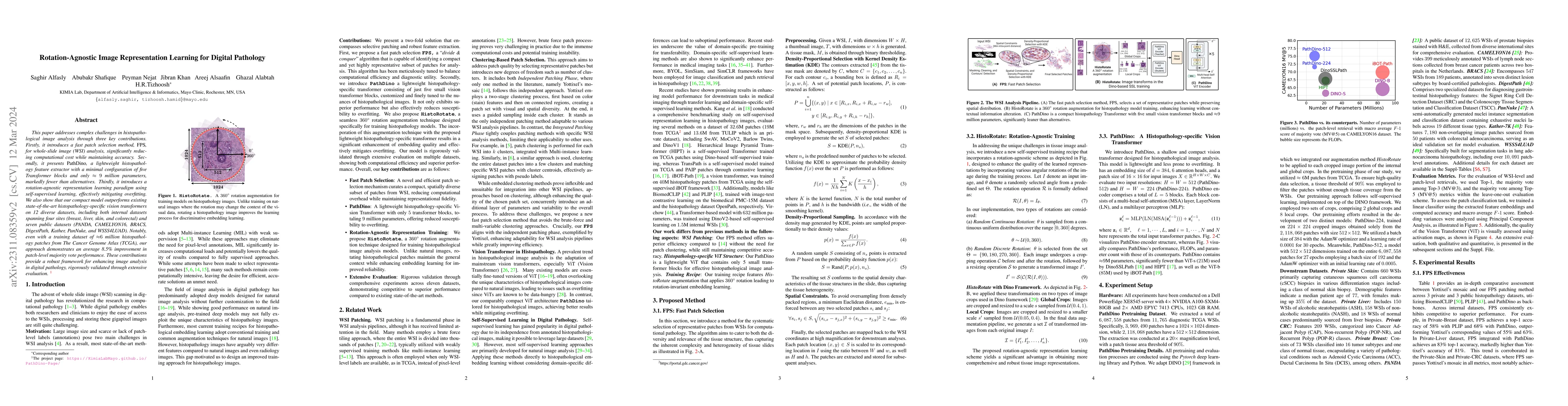 Thumbnail for Rotation-Agnostic Image Representation Learning for Digital Pathology
