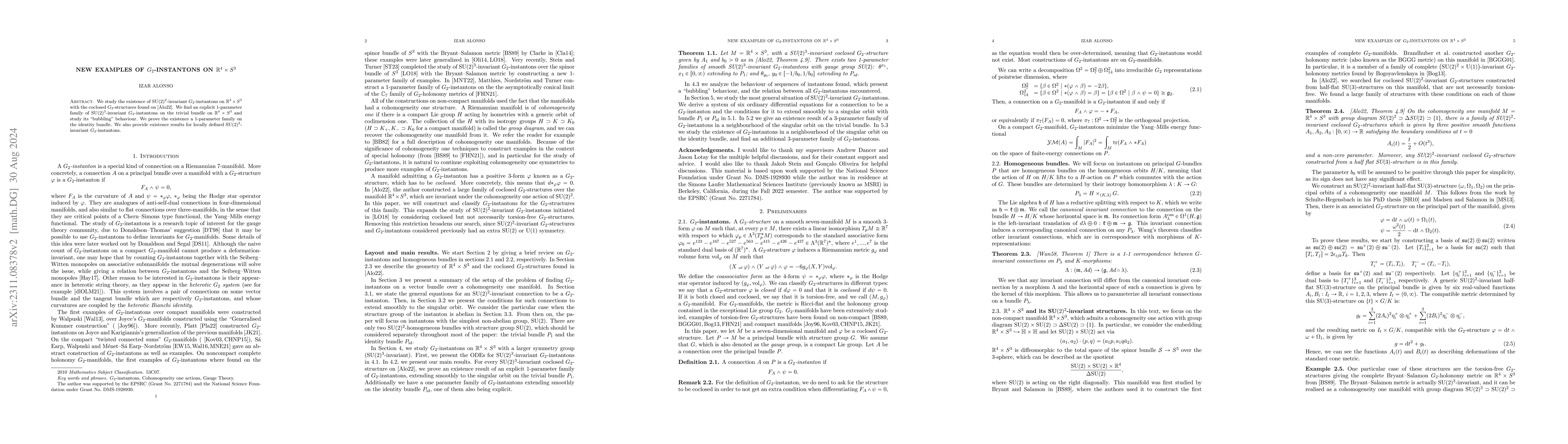 Thumbnail for New examples of $G_2$-instantons on $\mathbb{R}^4 \times S^3$