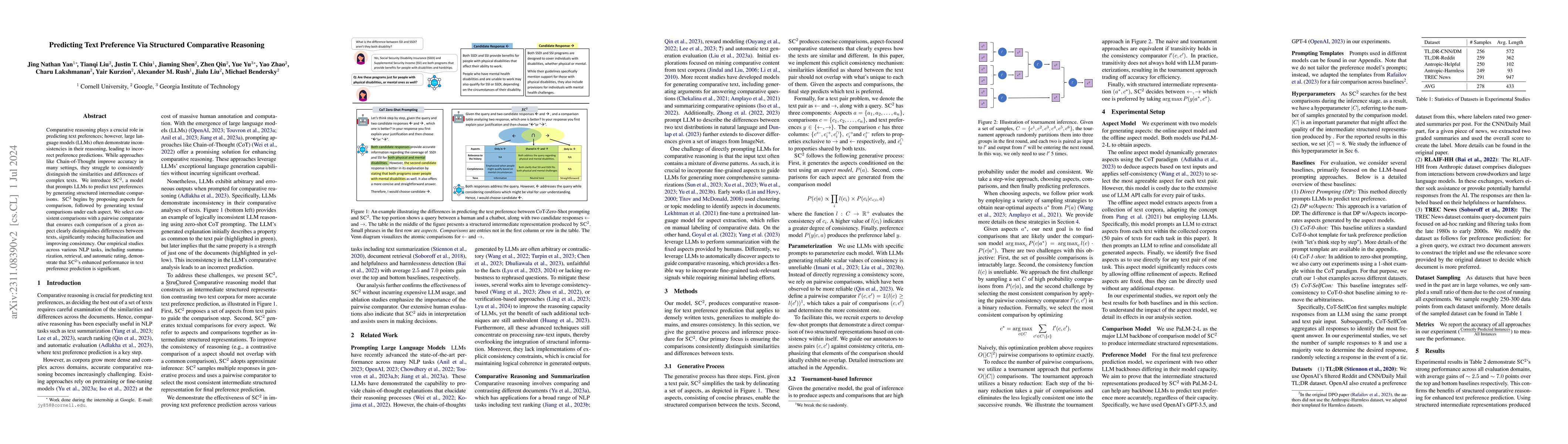 Thumbnail for Predicting Text Preference Via Structured Comparative Reasoning