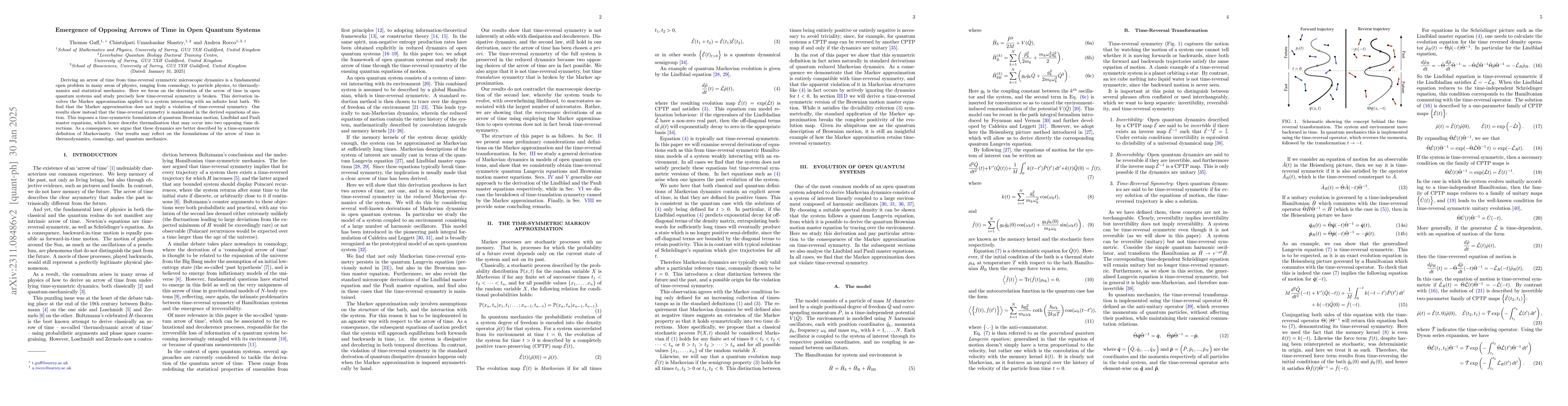 Thumbnail for Time-Reversal Symmetry in Open Classical and Quantum Systems