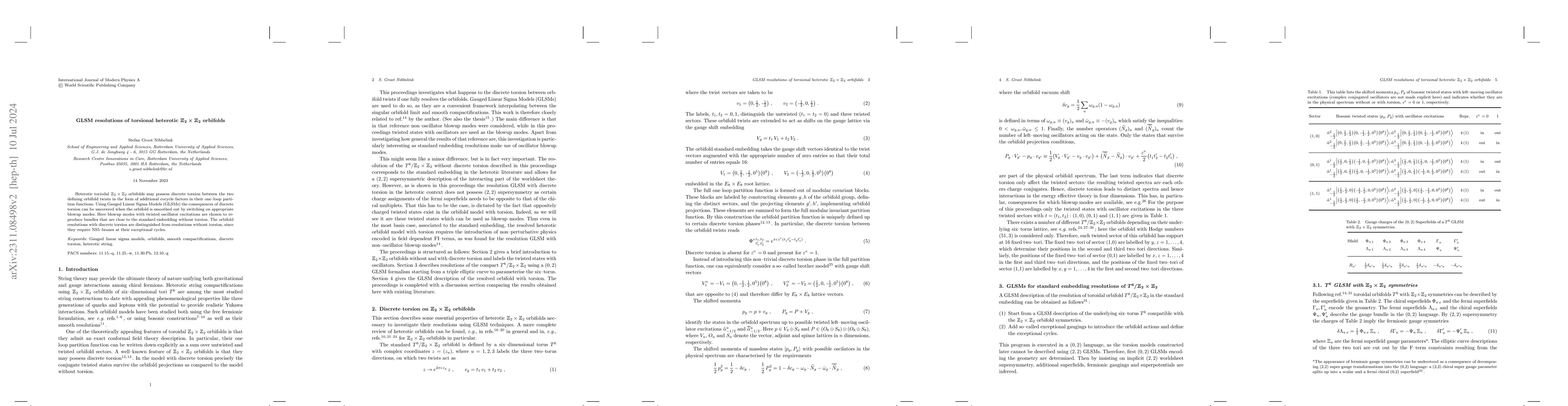 Thumbnail for GLSM resolutions of torsional heterotic Z2xZ2 orbifolds