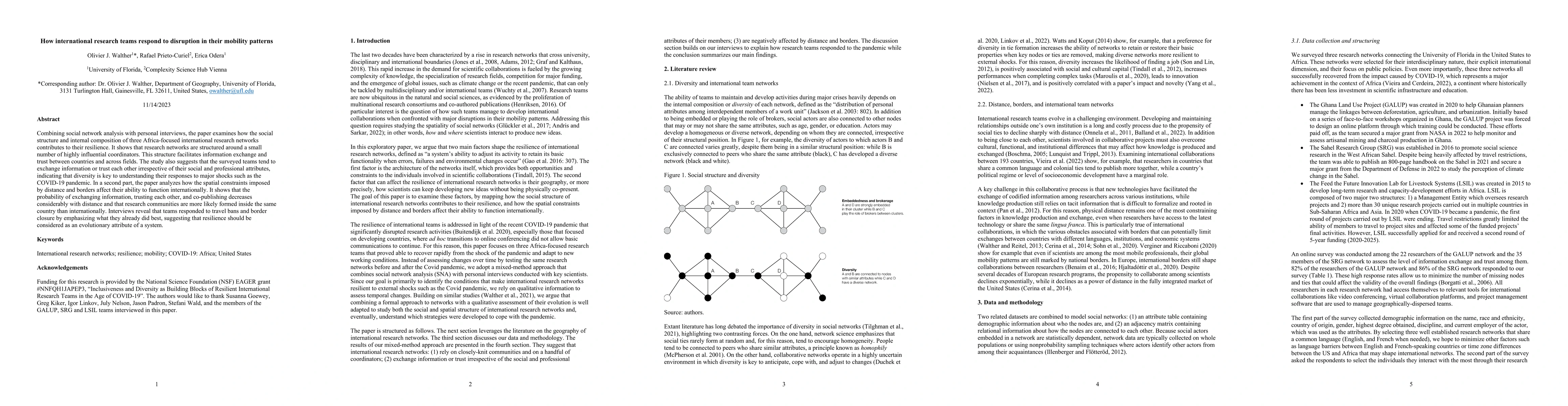 Thumbnail for How international research teams respond to disruption in their mobility
  patterns