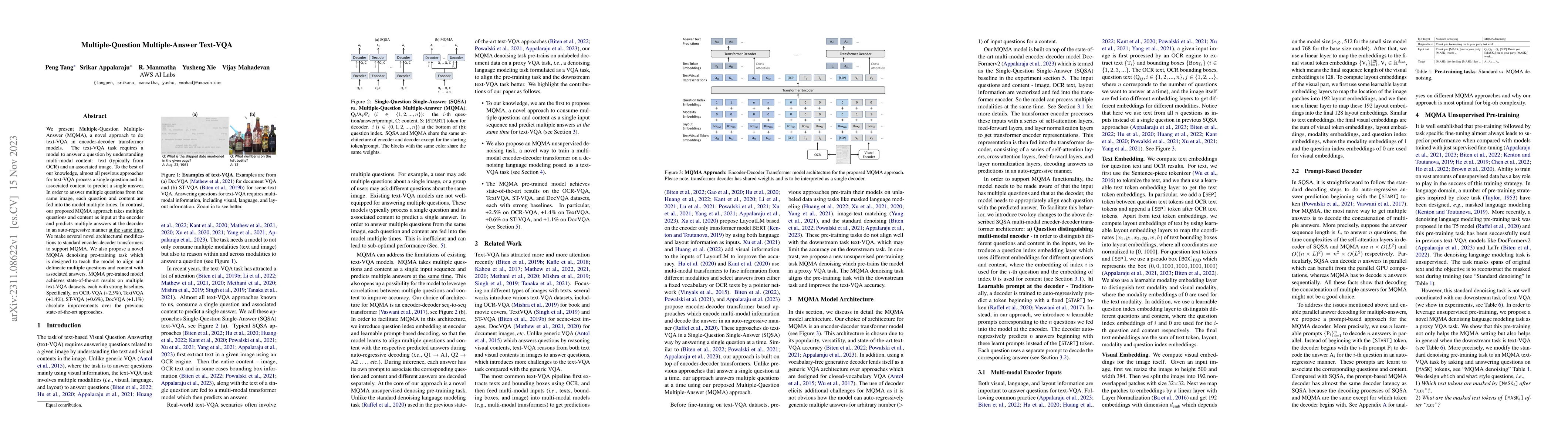 Thumbnail for Multiple-Question Multiple-Answer Text-VQA