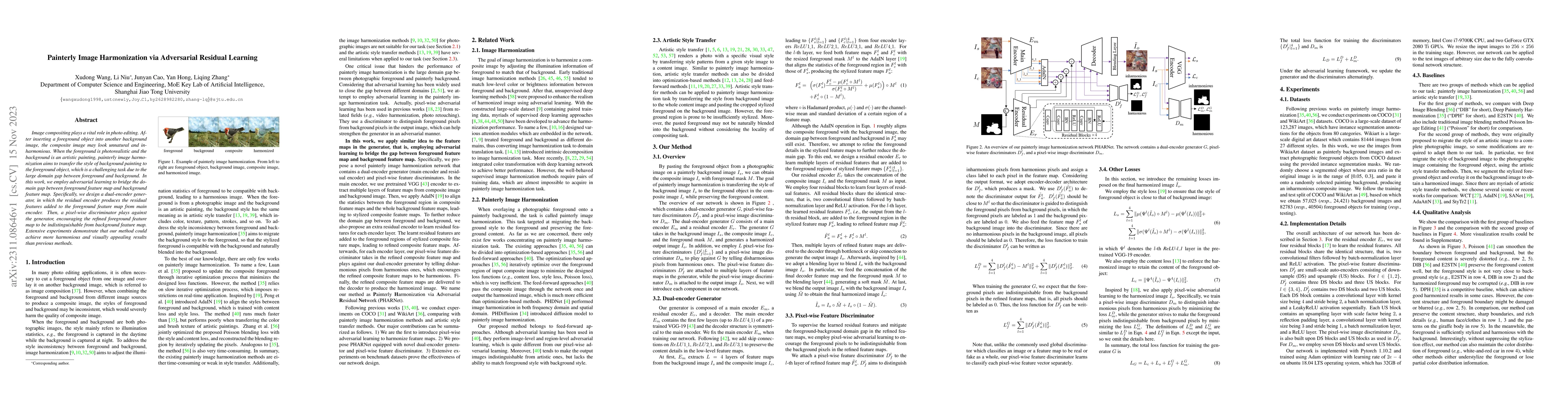 Thumbnail for Painterly Image Harmonization via Adversarial Residual Learning