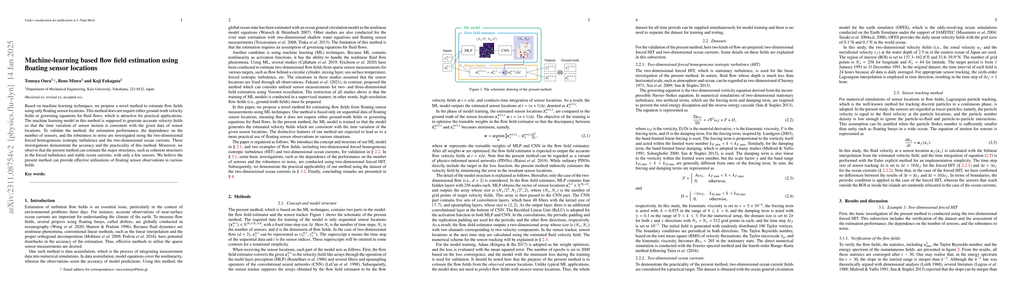 Thumbnail for Semi-supervised machine learning model for Lagrangian flow state
  estimation