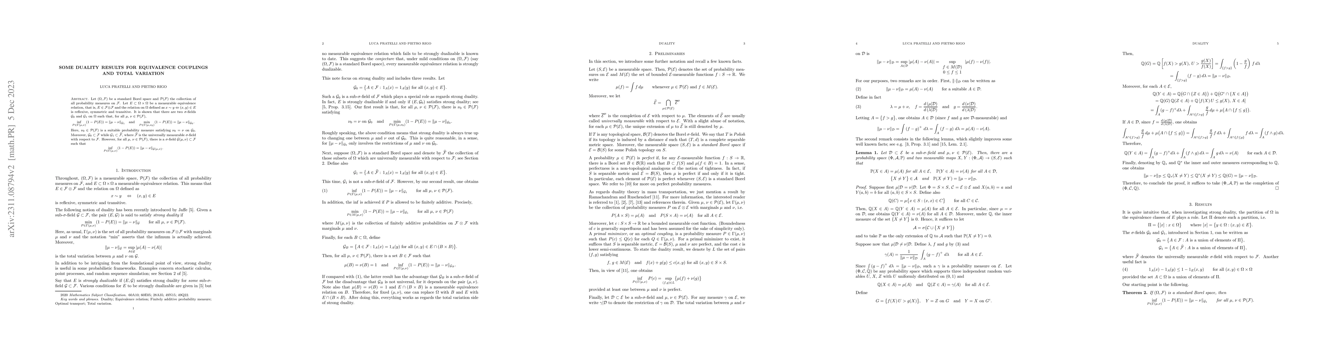 Thumbnail for Some duality results for equivalence couplings and total variation
